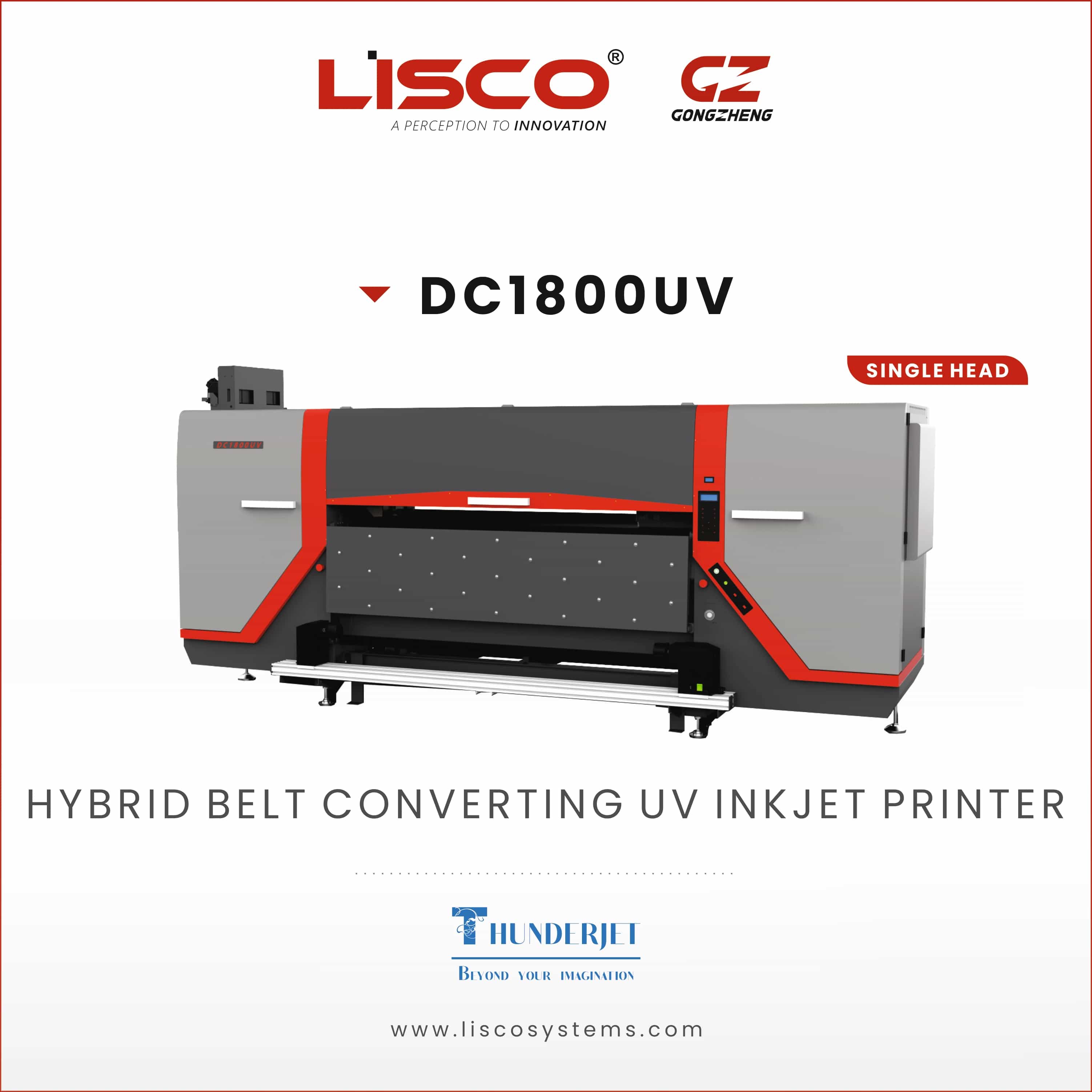 UV Hybrid Inkjet Printer DC1800UV(Single Head) UV Hybrid Inkjet Printer DC1800UV(Single Head)